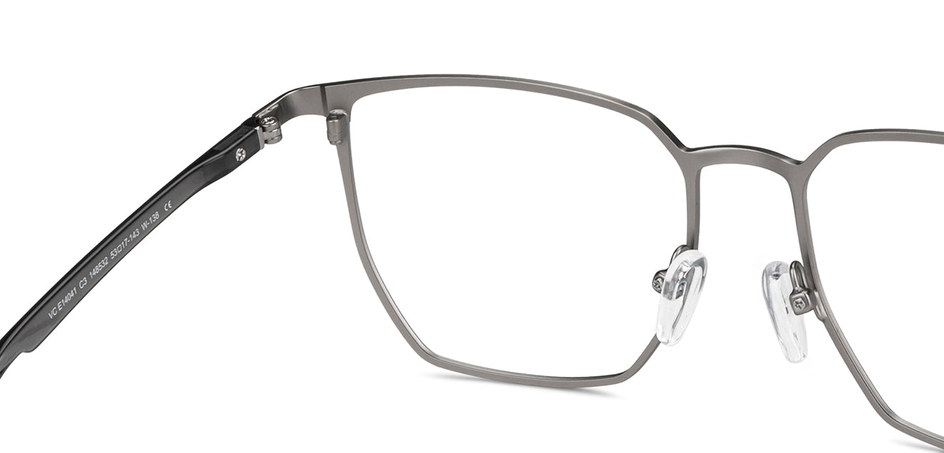 Silver Round Full Rim Unisex Eyeglasses by Vincent Chase-148532