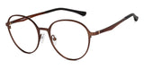 Brown Round Full Rim Unisex Eyeglasses by Vincent Chase-148536