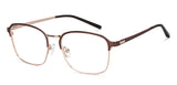 Brown Square Full Rim Unisex Eyeglasses by Vincent Chase-149079