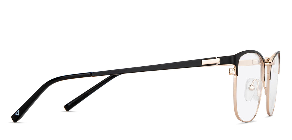 Black Round Full Rim Unisex Eyeglasses by Vincent Chase-149080