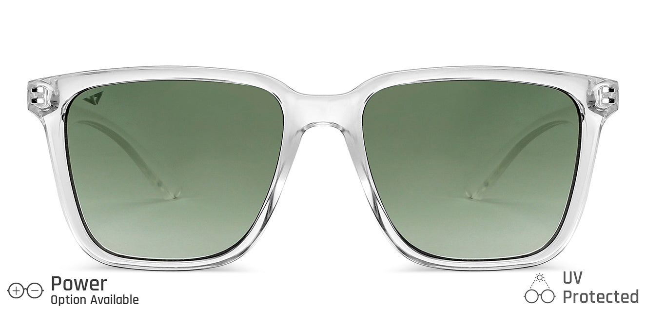 Transparent Wayfarer Full Rim Unisex Sunglasses by Vincent Chase-148782