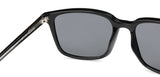 Black Wayfarer Full Rim Unisex Sunglasses by Vincent Chase Polarized-131309