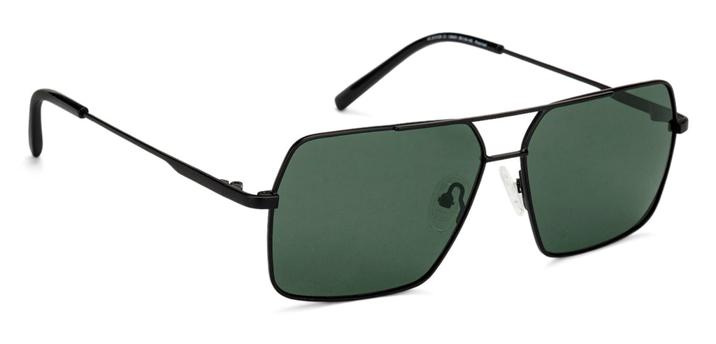 Black Square Full Rim Wide Unisex Sunglasses by Vincent Chase Polarized-138461
