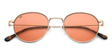 Gold Round Full Rim Unisex Sunglasses by Vincent Chase-148891
