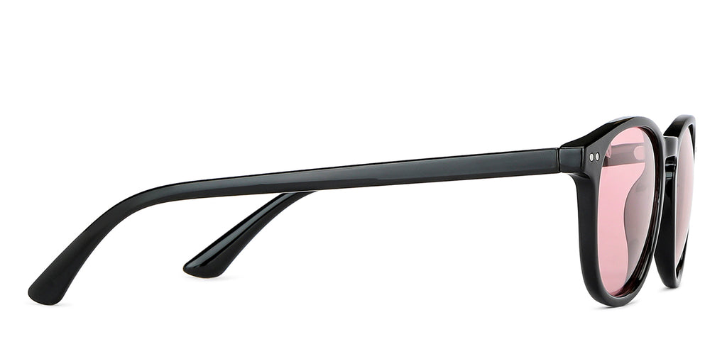 Black Round Full Rim Unisex Sunglasses by Vincent Chase Polarized-148968
