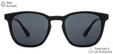 Black Wayfarer Full Rim Unisex Sunglasses by Vincent Chase Polarized-148974