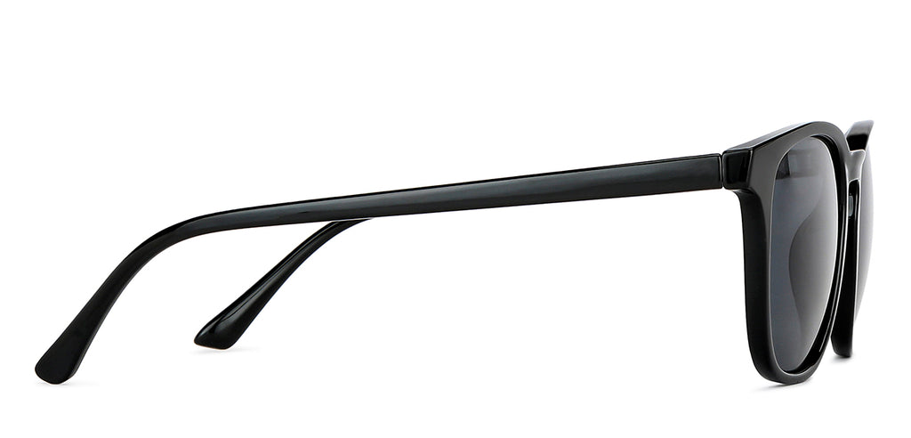 Black Wayfarer Full Rim Unisex Sunglasses by Vincent Chase Polarized-148974