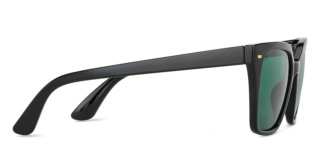 Black Wayfarer Full Rim Unisex Sunglasses by Vincent Chase Polarized-148979