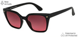Black Wayfarer Full Rim Unisex Sunglasses by Vincent Chase Polarized-148980