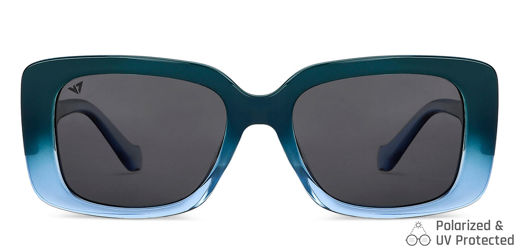 Green Wayfarer Full Rim Unisex Sunglasses by Vincent Chase Polarized-148989
