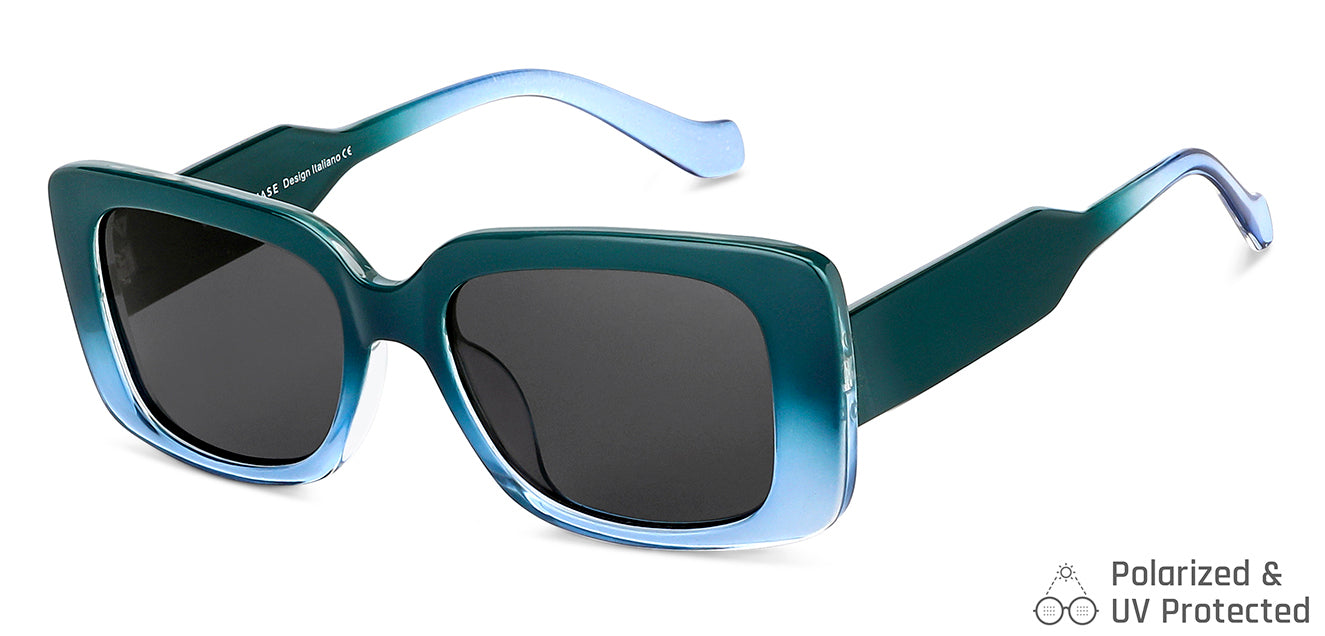 Green Wayfarer Full Rim Unisex Sunglasses by Vincent Chase Polarized-148989
