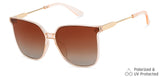 Brown Cat Eye Full Rim Women Sunglasses by Vincent Chase Polarized-148992