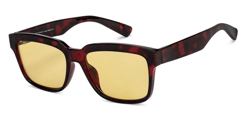Red Wayfarer Full Rim Unisex Sunglasses by Vincent Chase-151134