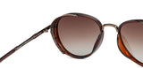 Brown Aviator Full Rim Unisex Sunglasses by Vincent Chase Polarized-147043