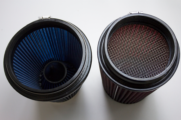 Steeda filter vs competitor screened filter