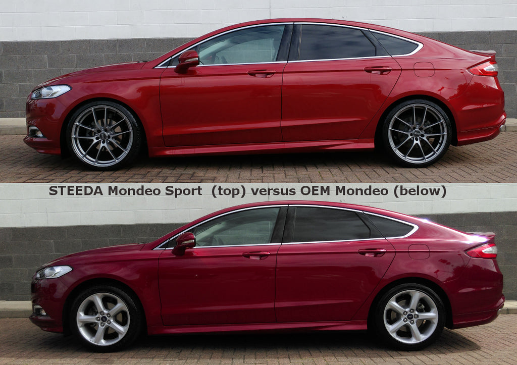 OZ Leggera HLT 20" vs OEM 18" on Mondeo mk5 vs Steeda Mondeo Sport