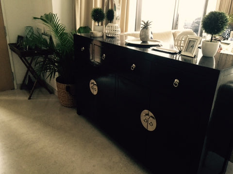 Chinese sideboard black