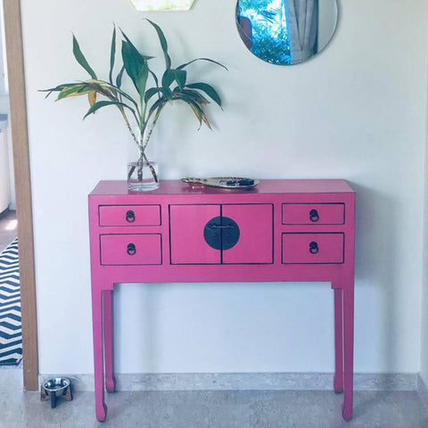 Pink Chinese Console