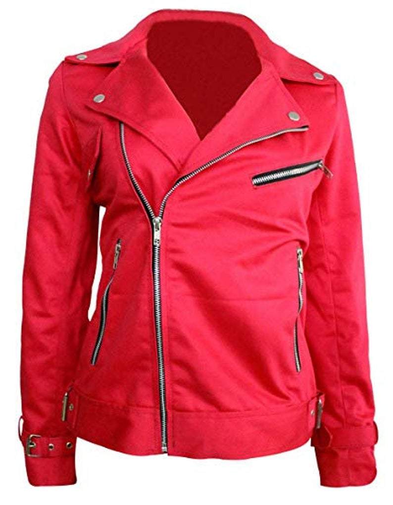 Real Red Leather Jacket Riverdale Southside Serpents Madelaine P – Store