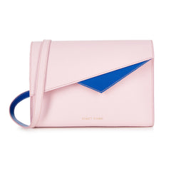 Pink Leather Cross Body Bag Designer Stacy Chan