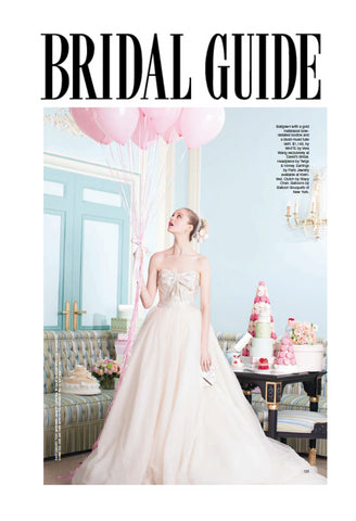Bridal Guide Magazine Coverage of Stacy Chan Clutch Bags