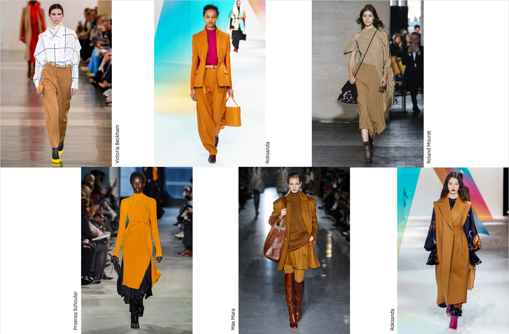 Fashion Week AW 2019 Designer Brown Colour Trend