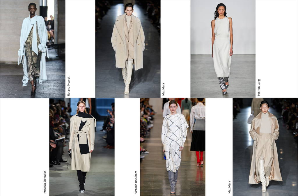 Fashion Week AW 2019 Designer White Colour Trend