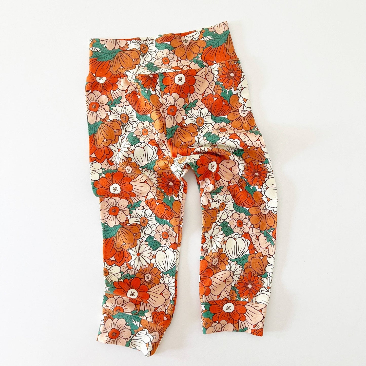 Organic Joggers | Blushing Blooms | Made in the US