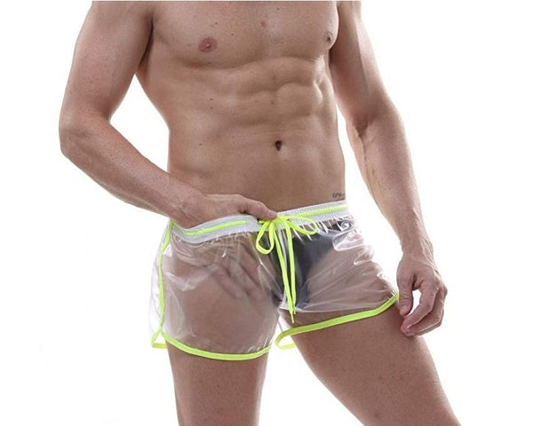 transparent swim shorts