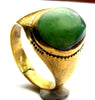 18th Century Georgian Jade Gold Ring
