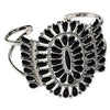 Navajo Style Black Enamel Bracelet