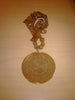 Vintage 1960's Stone Medallion
