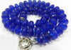 Natural Sapphire Faceted Necklace - 18"