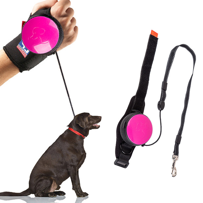 retractable dog leash hands free