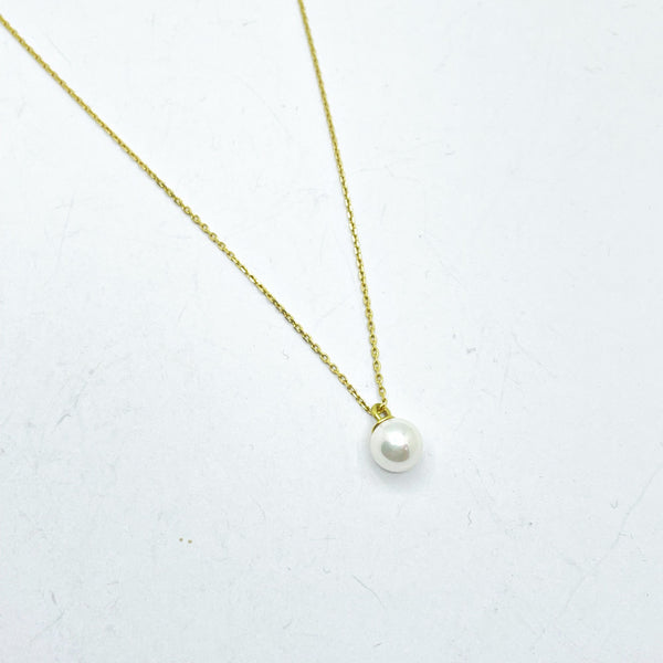 ▷ Collar de oro 18K de perla MAJORICA blanca 7mm para – Joyeria Zeller