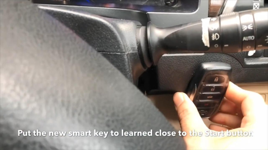 all key lost on 2017 Toyota Camry step seven Add New Smart Key learning