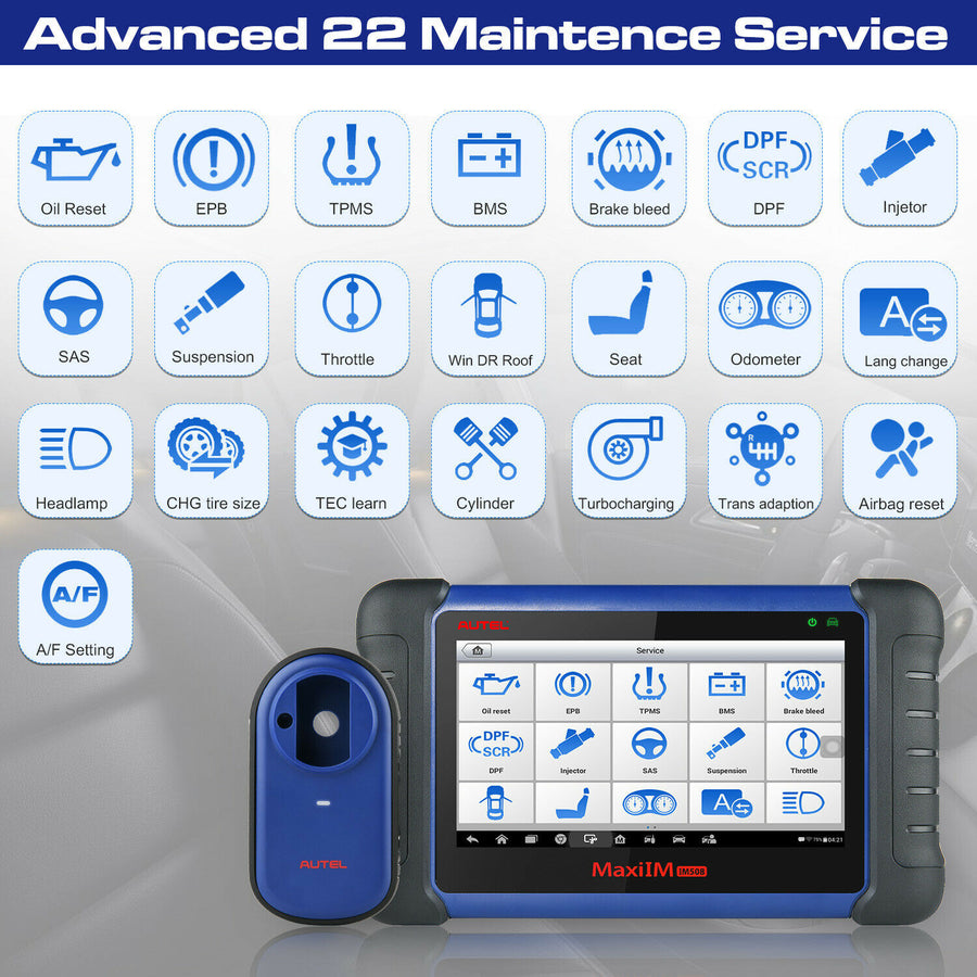 Autel MaxiIM im508 Advanced 23+ Service