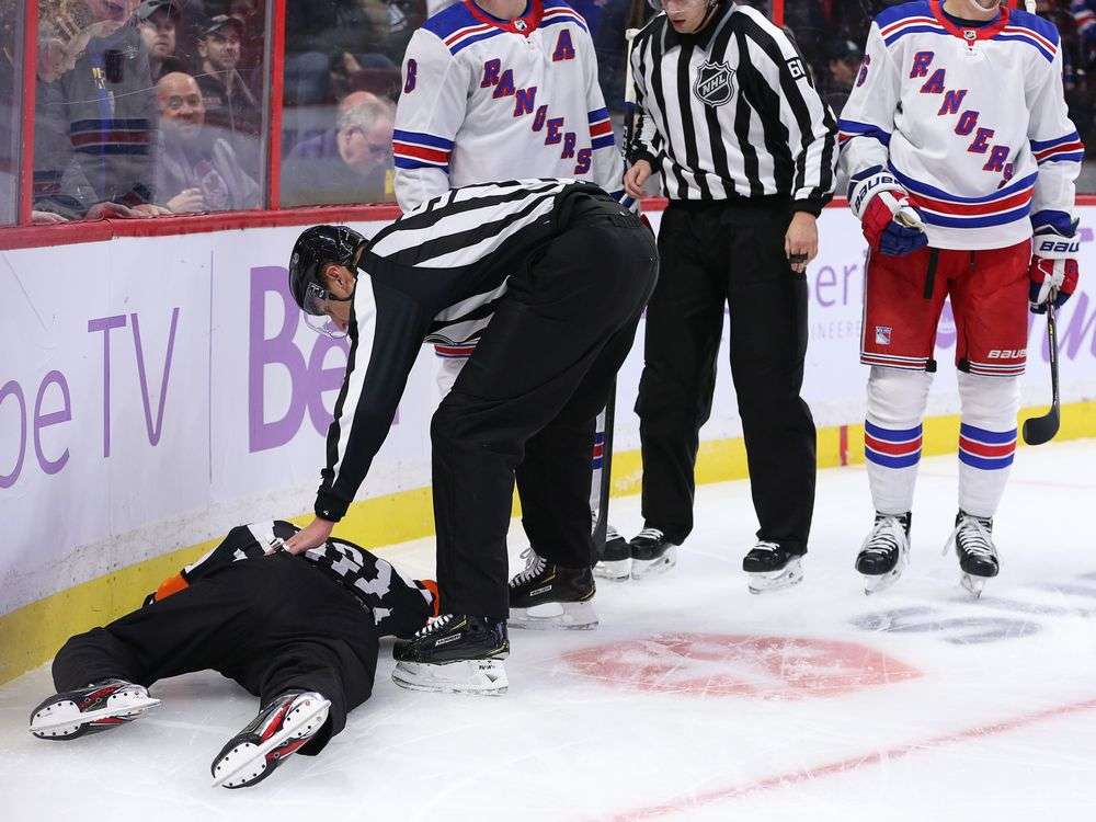 nhl hit on ref