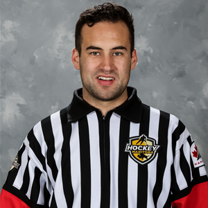 Hockey Manitoba referee Karlin Kreiger poses for a picture