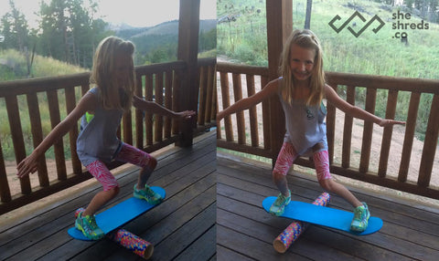 Riley: Snowboarding Balancing Exercises