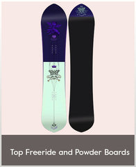 Top Women's Freeride & Powder Snowboards