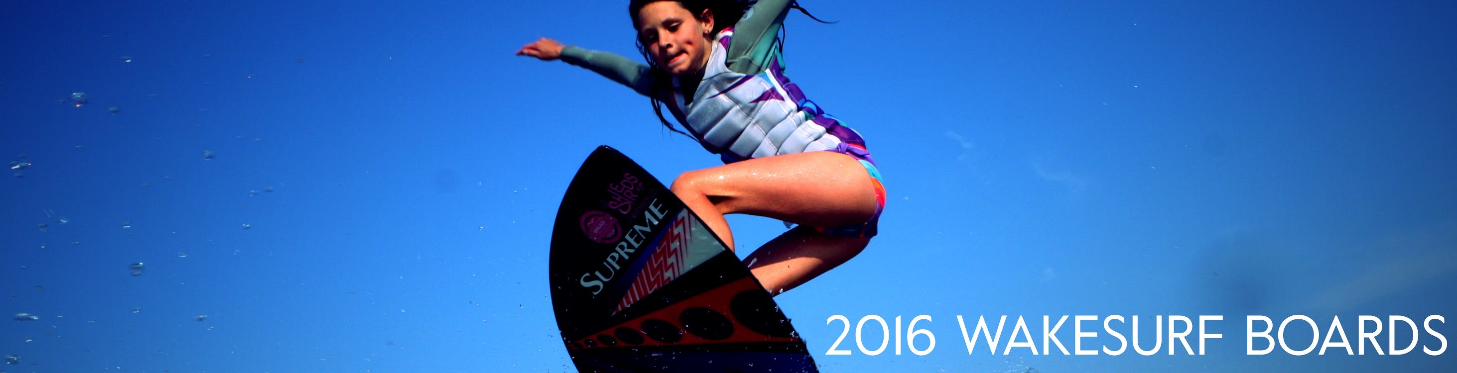 2016 WOMEN'S WAKESURF BOARDS