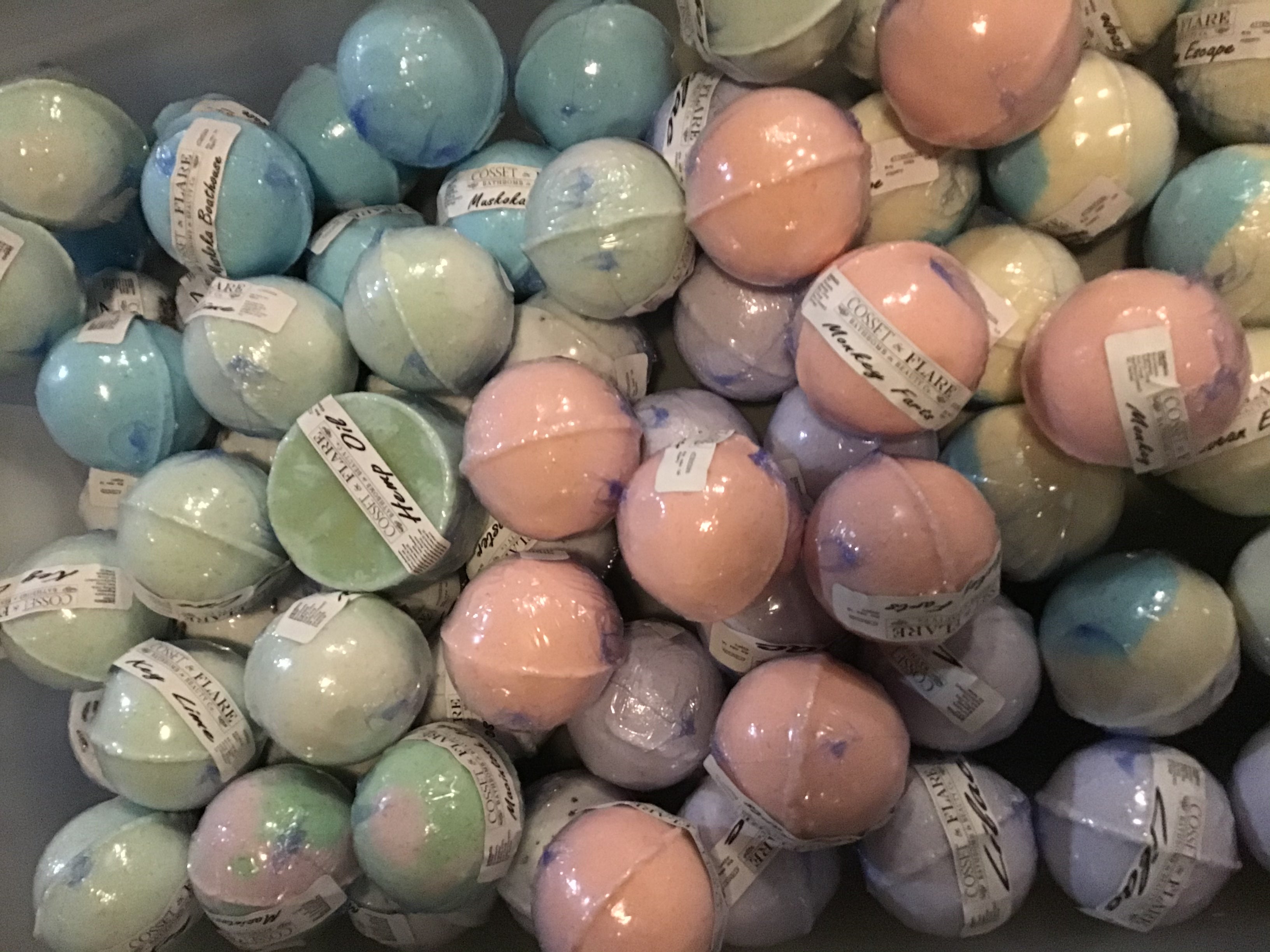 cosset bath bombs