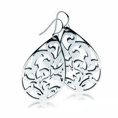 Mexican Filigree Earrings - Stirling Silver