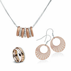 Rose Gold and Silver Jewellery Collection