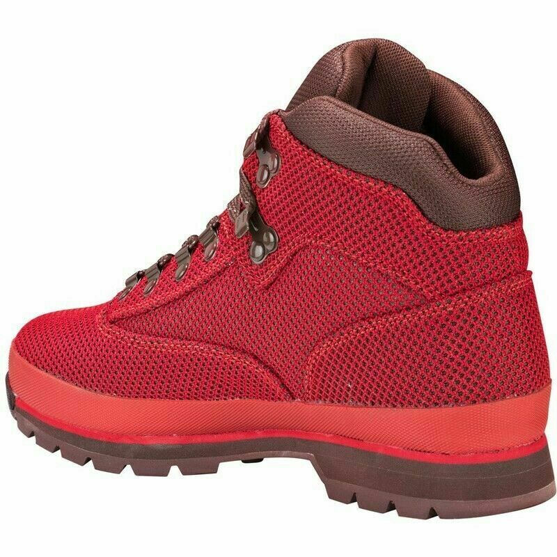 red euro hiker timberlands