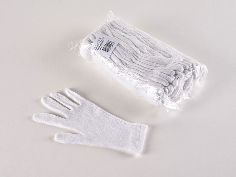 unbleached cotton gloves