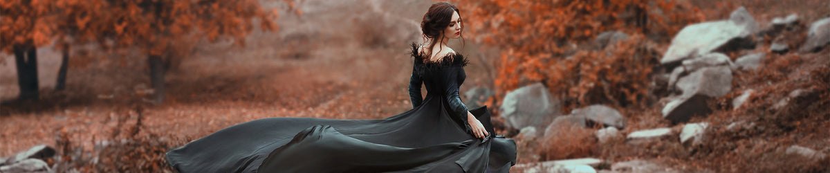 gothic semi formal dresses