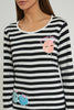 Redtag-Assorted-Striped-Pyjama-Set-(2-Pcs)-Pyjama-Sets-Women's-