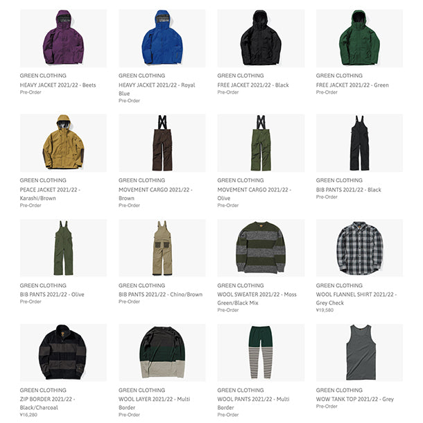 GREEN CLOTHING 21/22 NOW AVAILABLE ONLINE - styrus